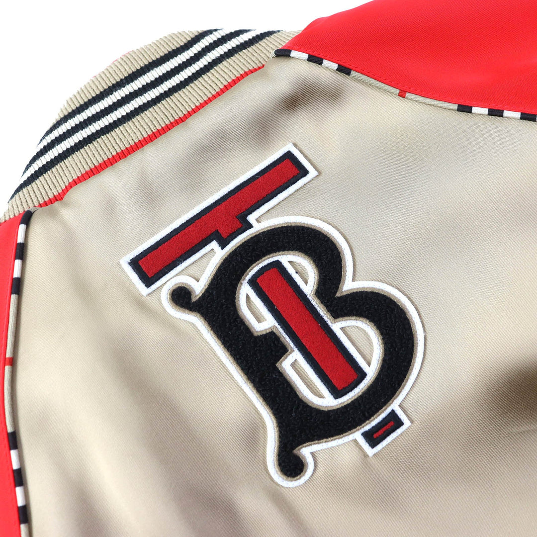 BURBERRY Blouson 8008762 Rayon Beige Women 36 Used Authentic