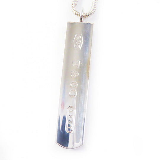 TIFFANY&Co. Necklace Main: AG925 Silver 1837 bar Women Used Authentic