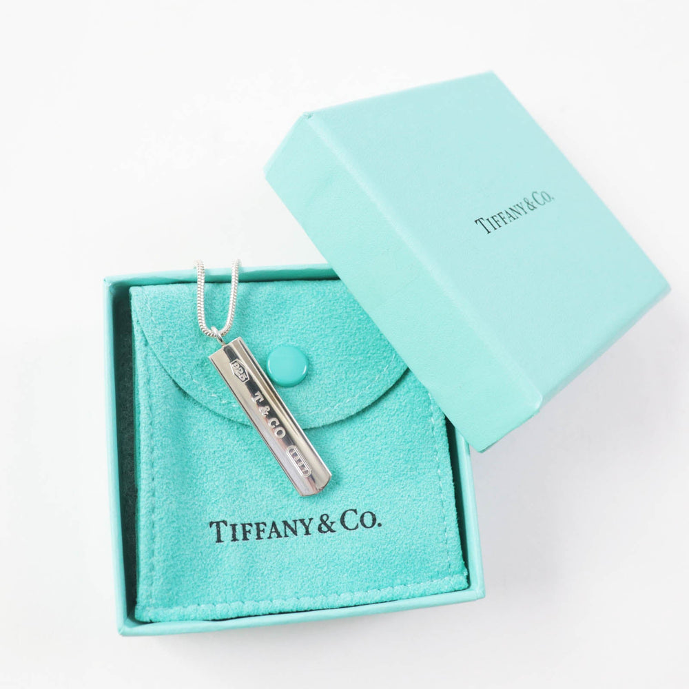 TIFFANY&Co. Necklace Main: AG925 Silver 1837 bar Women Used Authentic