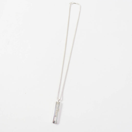 TIFFANY&Co. Necklace Main: AG925 Silver 1837 bar Women Used Authentic
