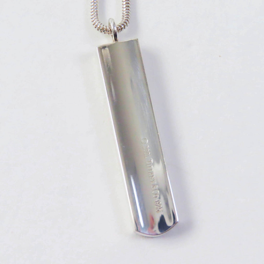 TIFFANY&Co. Necklace Main: AG925 Silver 1837 bar Women Used Authentic