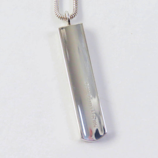 TIFFANY&Co. Necklace Main: AG925 Silver 1837 bar Women Used Authentic