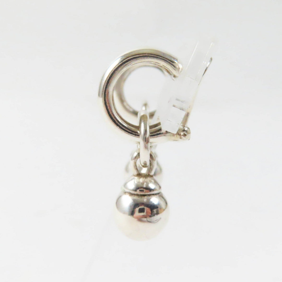 TIFFANY&Co. Earring Main: AG925 Silver Hardware Ball Hoop Earring Women Used Authentic