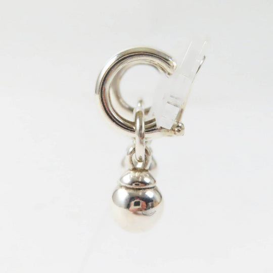 TIFFANY&Co. Earring Main: AG925 Silver Hardware Ball Hoop Earring Women Used Authentic