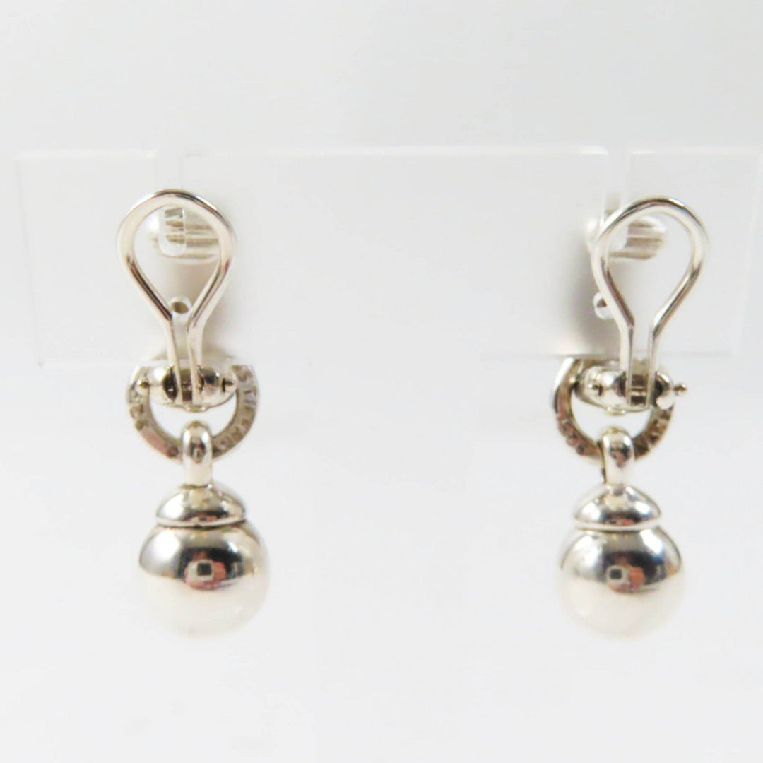 TIFFANY&Co. Earring Main: AG925 Silver Hardware Ball Hoop Earring Women Used Authentic
