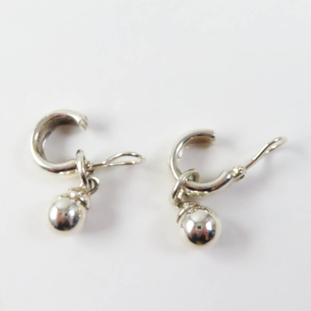 TIFFANY&Co. Earring Main: AG925 Silver Hardware Ball Hoop Earring Women Used Authentic