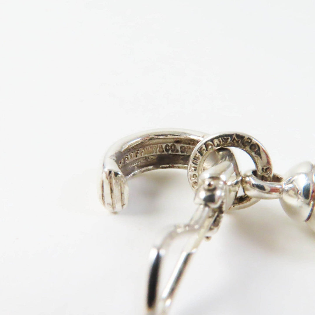 TIFFANY&Co. Earring Main: AG925 Silver Hardware Ball Hoop Earring Women Used Authentic
