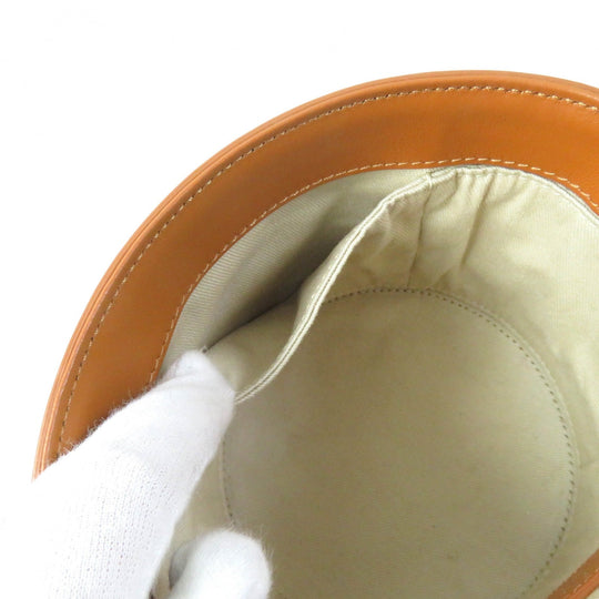 FOXEY Handbag 40944 Main: Rayon, Main: Polyester, Main: Cotton, Main: Linen, Part: Leather Brown beige PETIT PICNIC Women Used Authentic