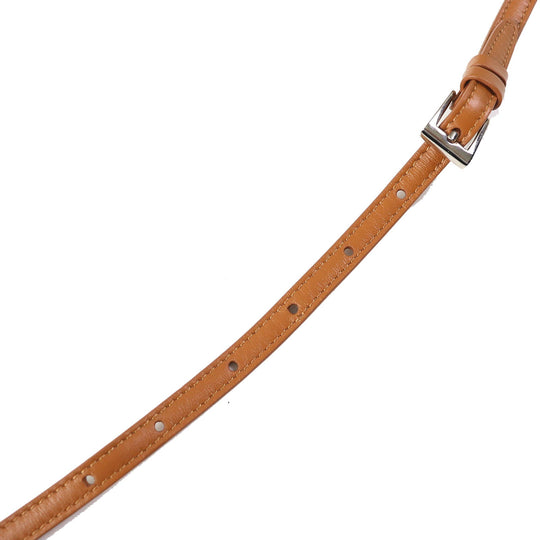 FOXEY Handbag 40944 Main: Rayon, Main: Polyester, Main: Cotton, Main: Linen, Part: Leather Brown beige PETIT PICNIC Women Used Authentic
