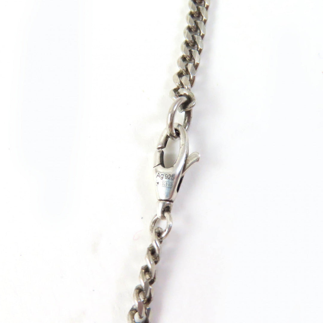 GUCCI Necklace 678651 Main�FAG925 Silver Interlocking G unisex(Unisex) Used Authentic