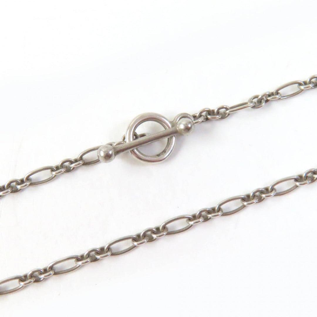 Georg Jensen Necklace Main: AG925, Part: Garnet Silver Red 2002 Year Pendant Women Used Authentic