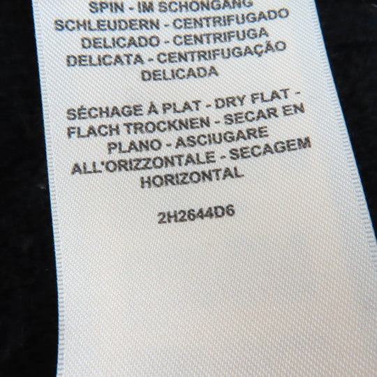 HERMES knit 2H2644D6 Main: 80% wool, Main: 20% cashmere, Part: 74% wool, Part: 19% cashmere, Part: 5% nylon, 2% polyurethane black Women 34 Used Authentic