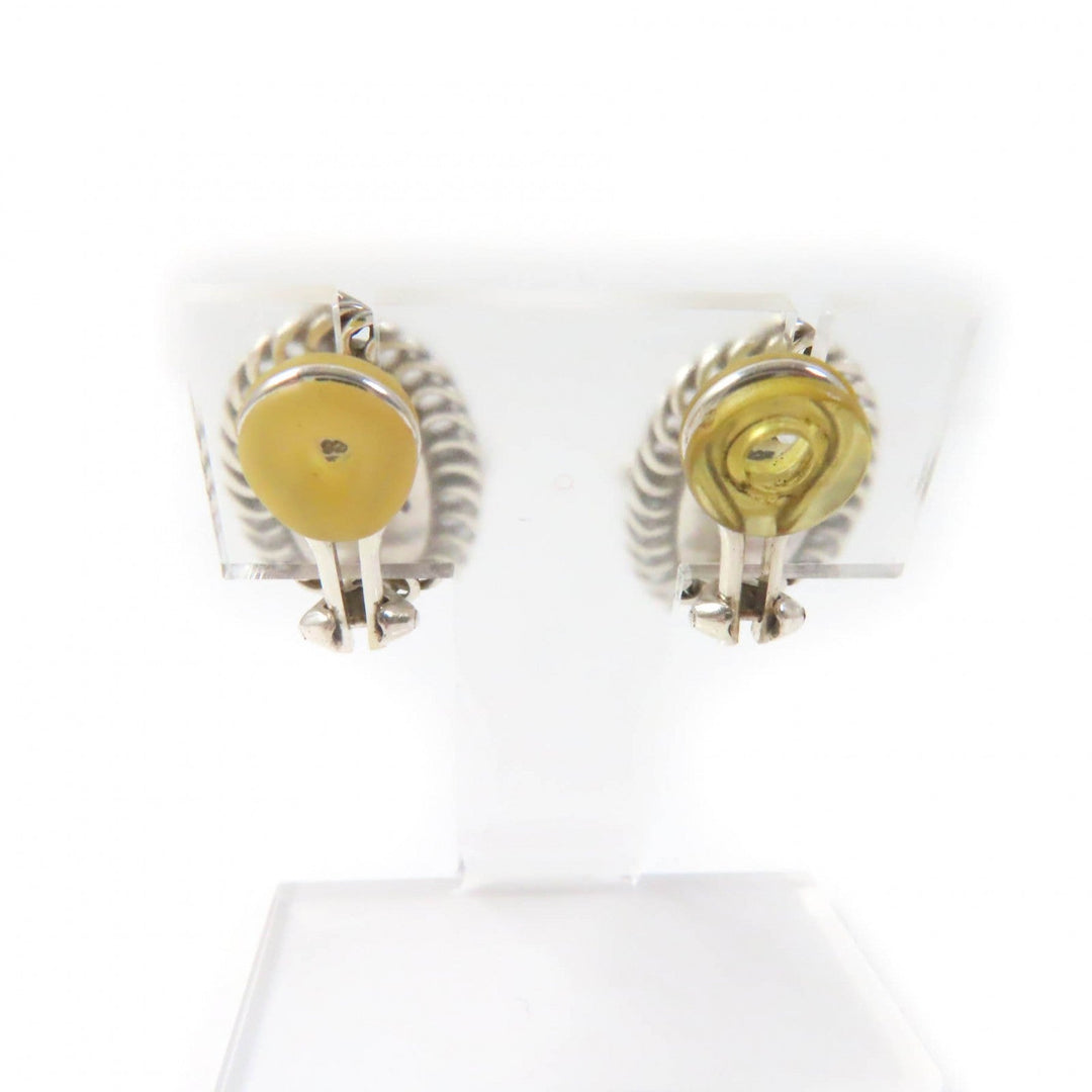 Georg Jensen Earring Main: SV925 Silver 2004 Ear Clip Women Used Authentic