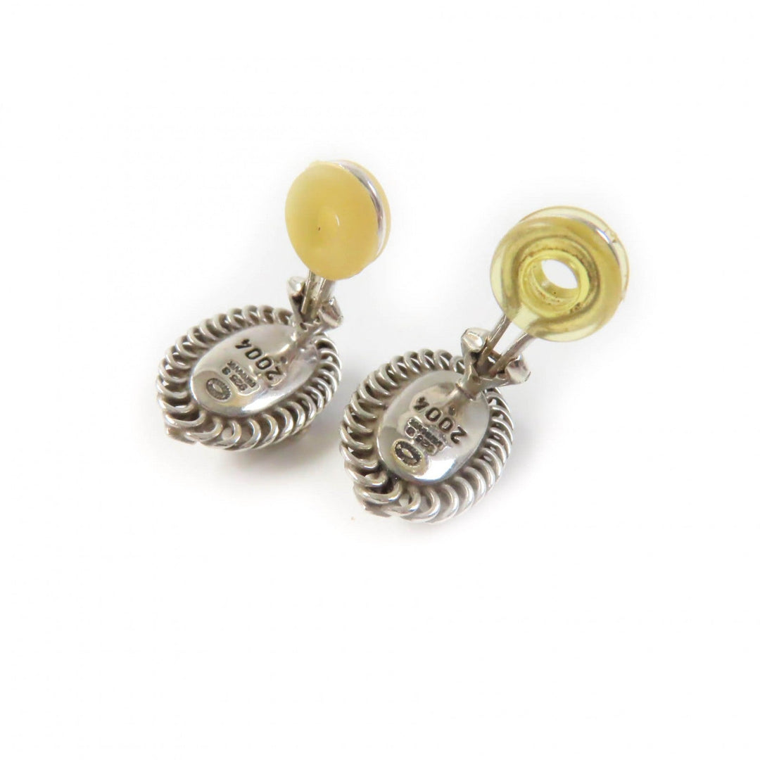 Georg Jensen Earring Main: SV925 Silver 2004 Ear Clip Women Used Authentic
