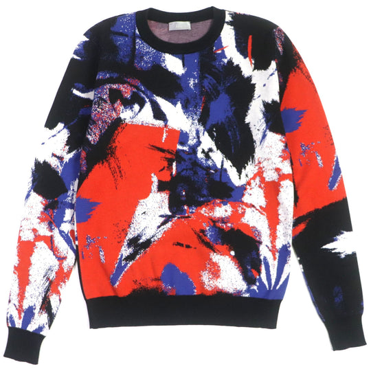 Dior HOMME knit 46M6252T890 Main: 100% cotton Multi mens XS Used Authentic