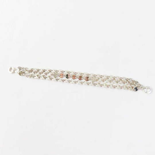 HERMES bracelet Main�FAG925 Silver Confetti Women Used Authentic