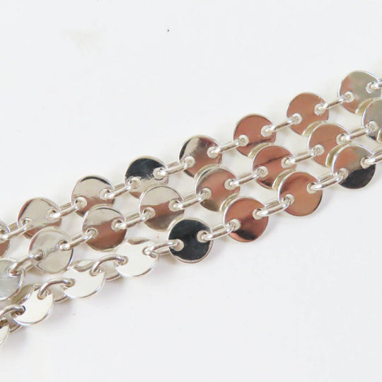 HERMES bracelet Main�FAG925 Silver Confetti Women Used Authentic