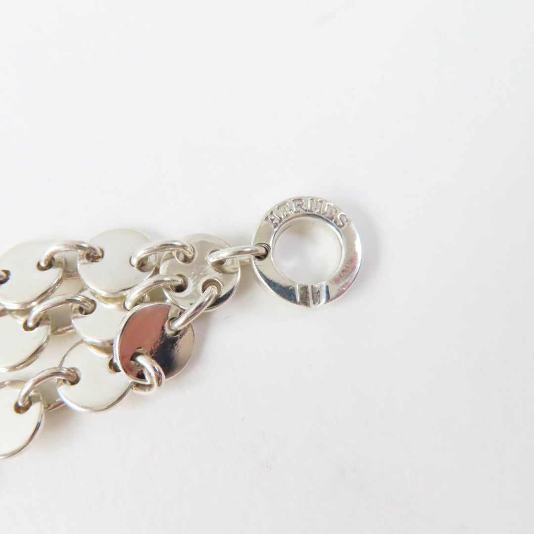 HERMES bracelet Main�FAG925 Silver Confetti Women Used Authentic
