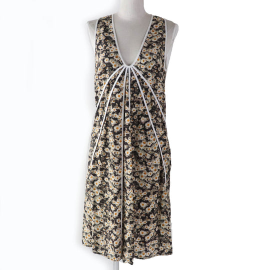 Stella McCartney one piece Main: 100% silk, Part: 100% cotton multicolor Women 40 Used Authentic