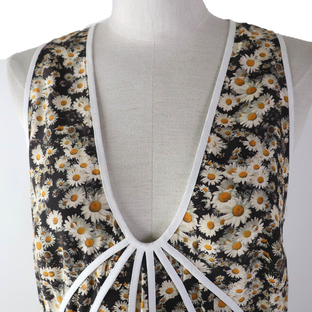 Stella McCartney one piece Main: 100% silk, Part: 100% cotton multicolor Women 40 Used Authentic