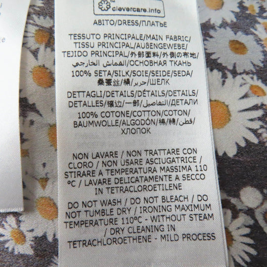 Stella McCartney one piece Main: 100% silk, Part: 100% cotton multicolor Women 40 Used Authentic