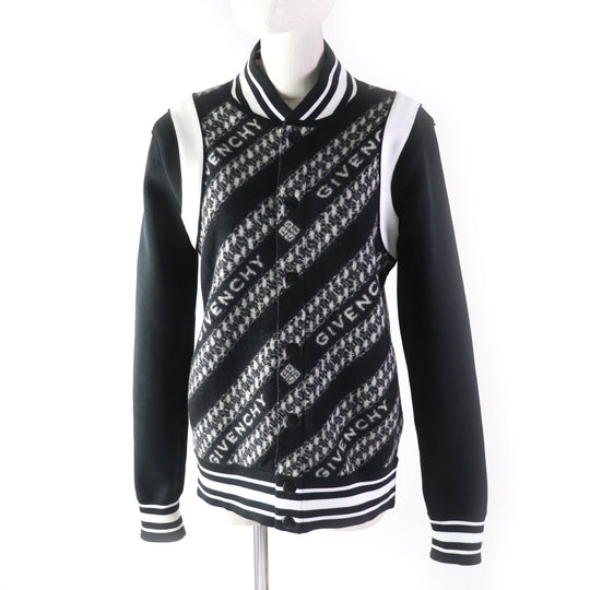 GIVENCHY Jacket BMOOMN40BG Outer: 100% wool, Lining: 100% wool, Part: 100% polyester Black White Women S Used Authentic