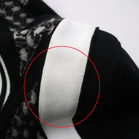 GIVENCHY Jacket BMOOMN40BG Outer: 100% wool, Lining: 100% wool, Part: 100% polyester Black White Women S Used Authentic