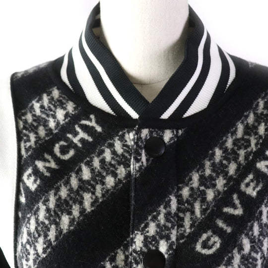GIVENCHY Jacket BMOOMN40BG Outer: 100% wool, Lining: 100% wool, Part: 100% polyester Black White Women S Used Authentic
