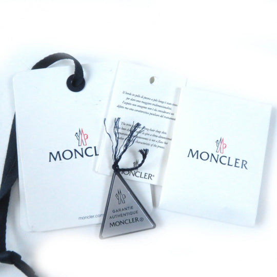 MONCLER down coat Outer: 100% polyester, Lining: 100% polyester, Filling: 90% down, Filling: 10% feather, Fur: lamb fur black BUSARD Women 4 Used Authentic