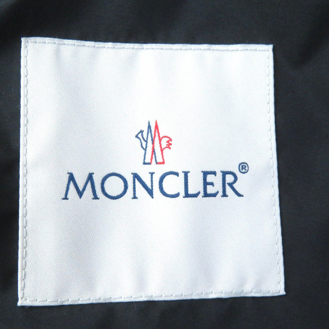 MONCLER down coat Outer: 100% polyester, Lining: 100% polyester, Filling: 90% down, Filling: 10% feather, Fur: lamb fur black BUSARD Women 4 Used Authentic