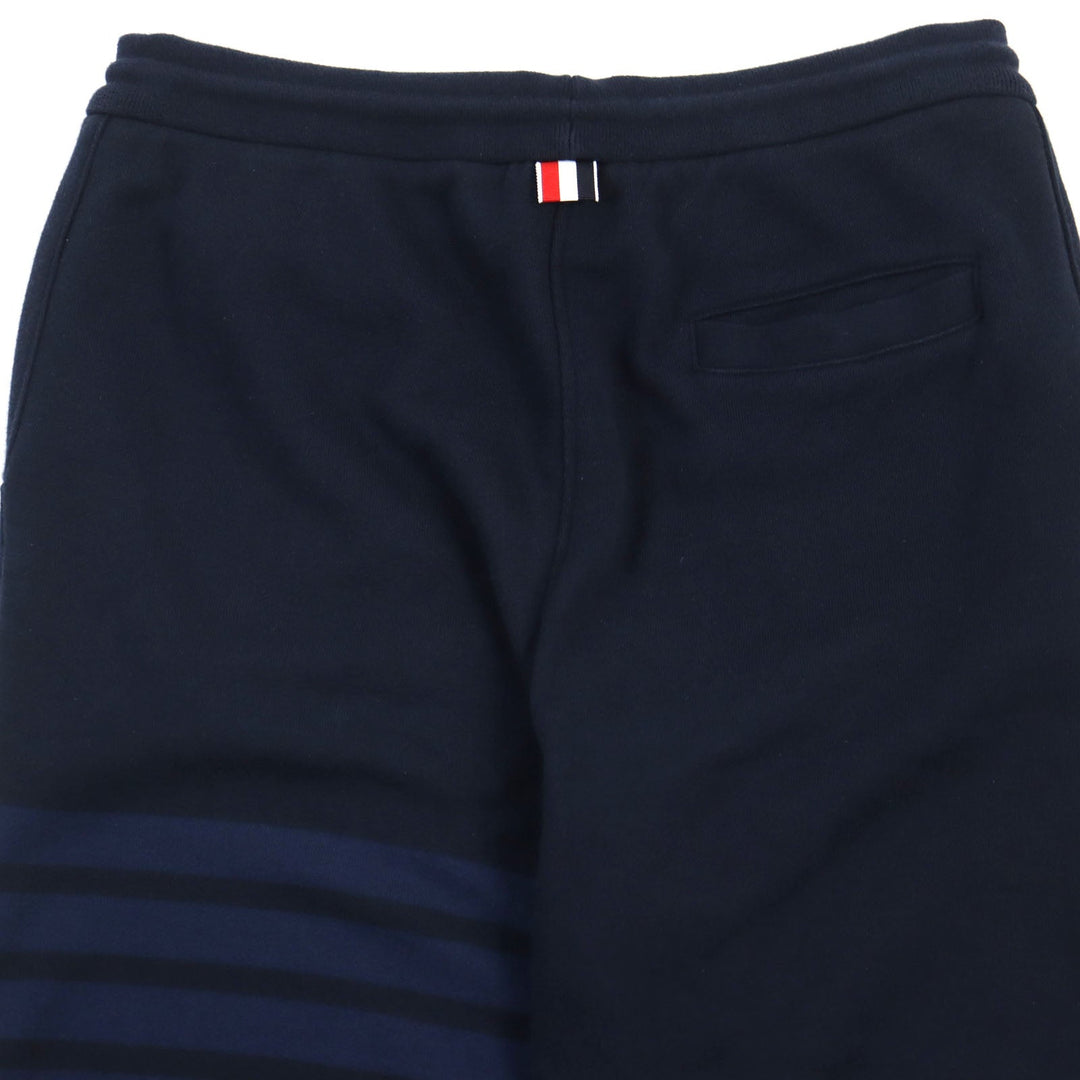 THOM BROWNE setup MJT249A-06910415/MJQ008A-06910415 Main: 100% cotton Navy 4-bar zip-up hoodie/sweatpants mens 2 Used Authentic