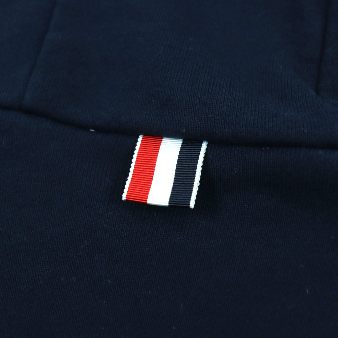 THOM BROWNE setup MJT249A-06910415/MJQ008A-06910415 Main: 100% cotton Navy 4-bar zip-up hoodie/sweatpants mens 2 Used Authentic
