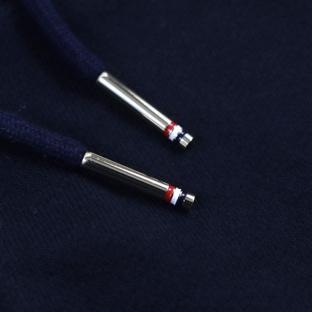 THOM BROWNE setup MJT249A-06910415/MJQ008A-06910415 Main: 100% cotton Navy 4-bar zip-up hoodie/sweatpants mens 2 Used Authentic