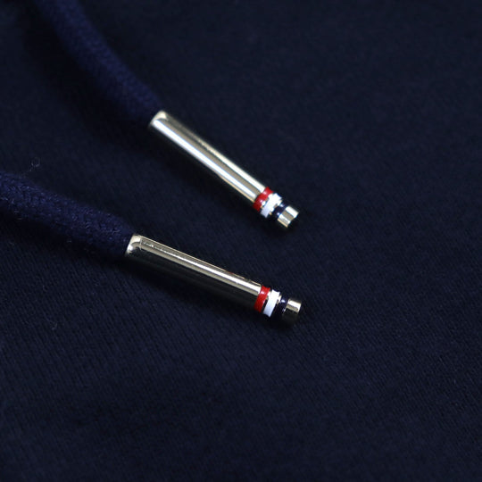 THOM BROWNE setup MJT249A-06910415/MJQ008A-06910415 Main: 100% cotton Navy 4-bar zip-up hoodie/sweatpants mens 2 Used Authentic