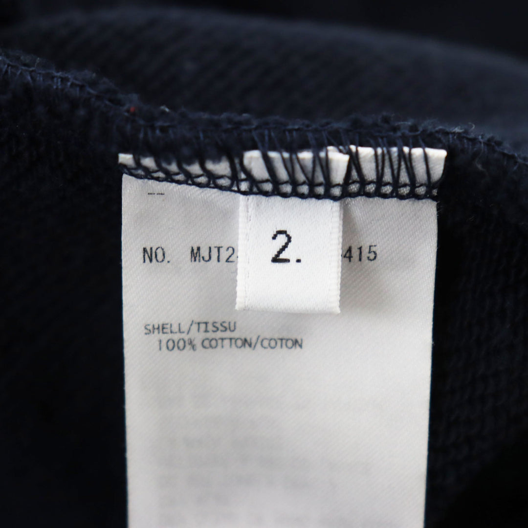 THOM BROWNE setup MJT249A-06910415/MJQ008A-06910415 Main: 100% cotton Navy 4-bar zip-up hoodie/sweatpants mens 2 Used Authentic