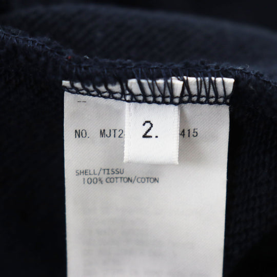 THOM BROWNE setup MJT249A-06910415/MJQ008A-06910415 Main: 100% cotton Navy 4-bar zip-up hoodie/sweatpants mens 2 Used Authentic