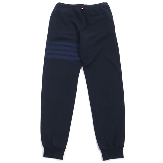 THOM BROWNE setup MJT249A-06910415/MJQ008A-06910415 Main: 100% cotton Navy 4-bar zip-up hoodie/sweatpants mens 2 Used Authentic