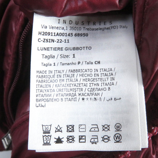 MONCLER Down jacket Main: 100% nylon, Filling: 90% down, Filling: 10% feather Ruby LUNETIERE mens 1 Used Authentic
