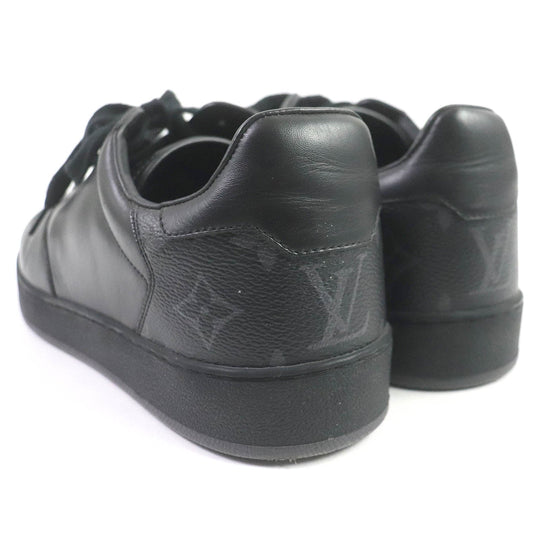 LOUIS VUITTON Low cut sneakers Main: Monogram Eclipse black Rivoli line mens 5 Used Authentic