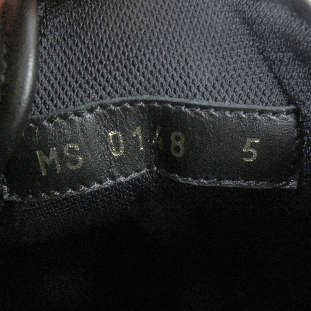 LOUIS VUITTON Low cut sneakers Main: Monogram Eclipse black Rivoli line mens 5 Used Authentic