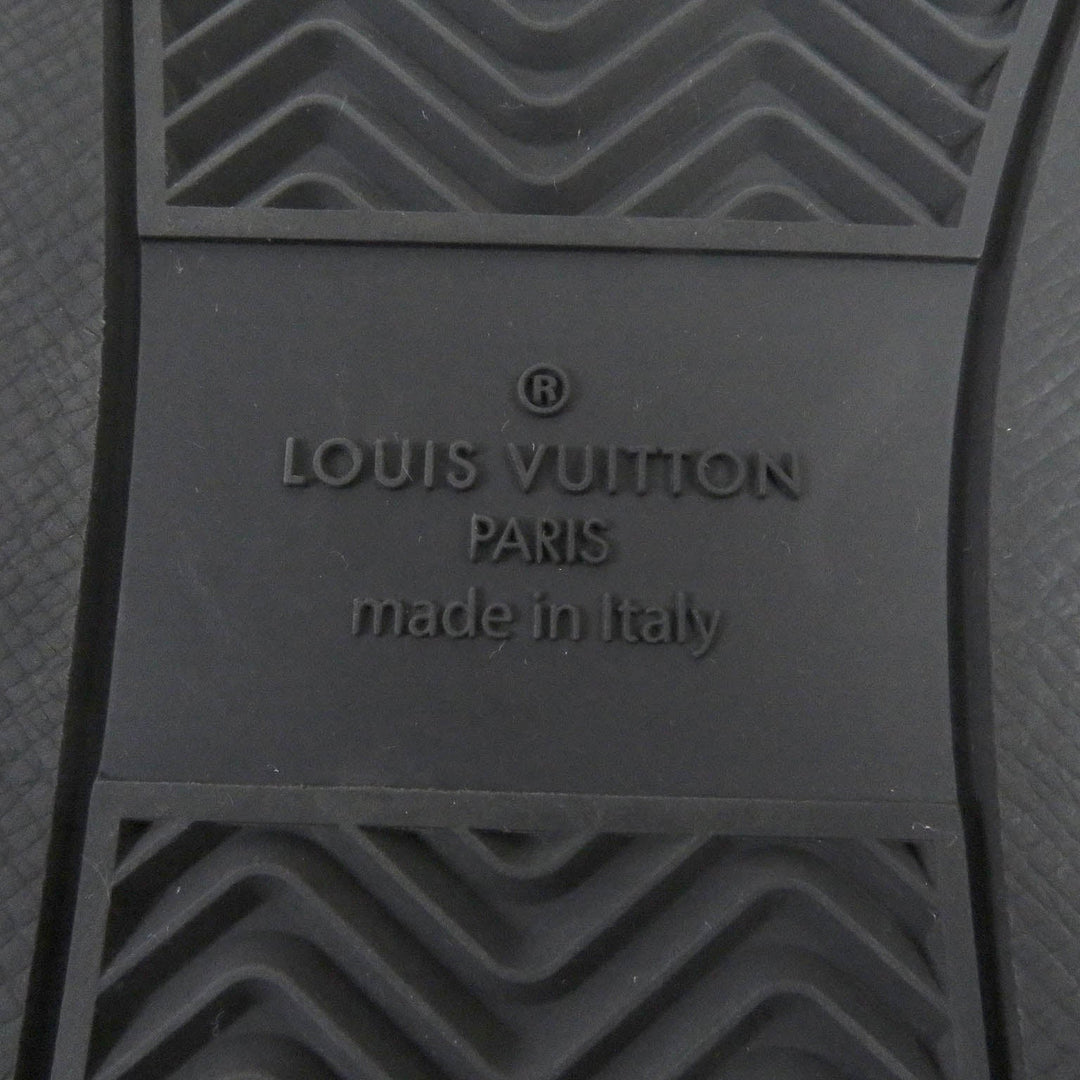 LOUIS VUITTON Low cut sneakers Main: Monogram Eclipse black Rivoli line mens 5 Used Authentic