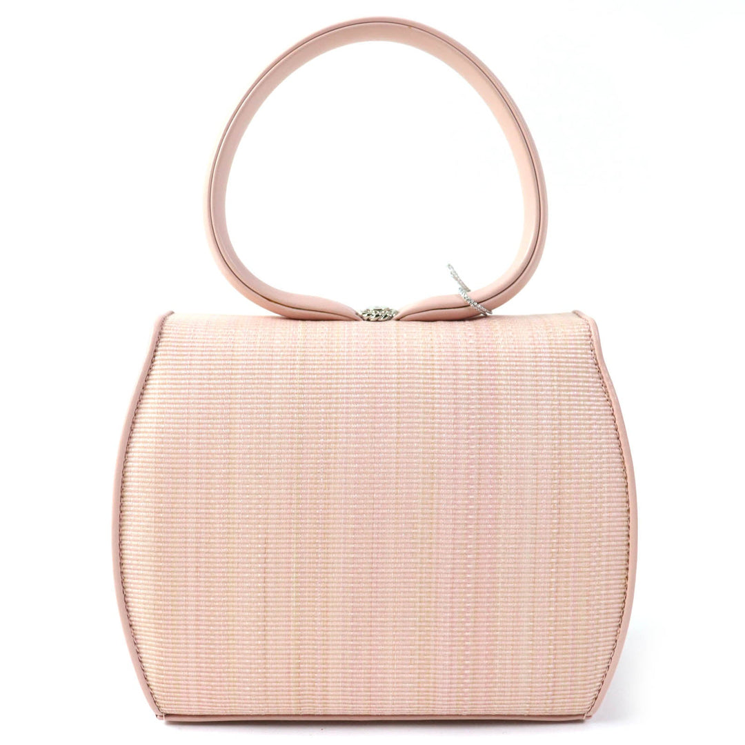 COMTESSE Handbag 7166 Main: Horsehair Part: Cowhide pink Princess Women Used Authentic