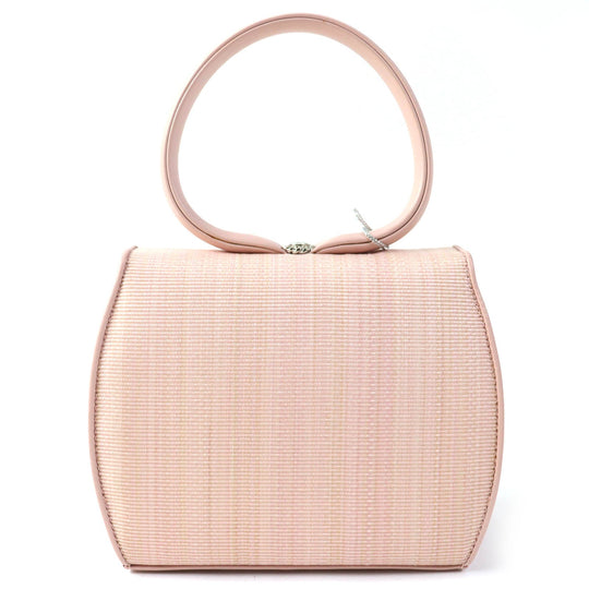 COMTESSE Handbag 7166 Main: Horsehair Part: Cowhide pink Princess Women Used Authentic