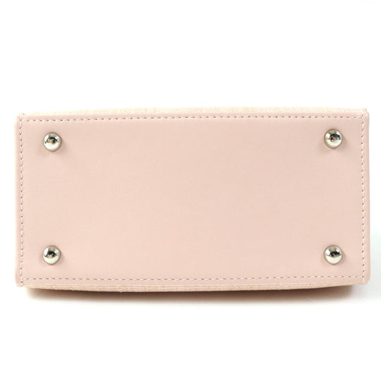 COMTESSE Handbag 7166 Main: Horsehair Part: Cowhide pink Princess Women Used Authentic