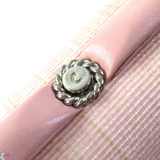 COMTESSE Handbag 7166 Main: Horsehair Part: Cowhide pink Princess Women Used Authentic