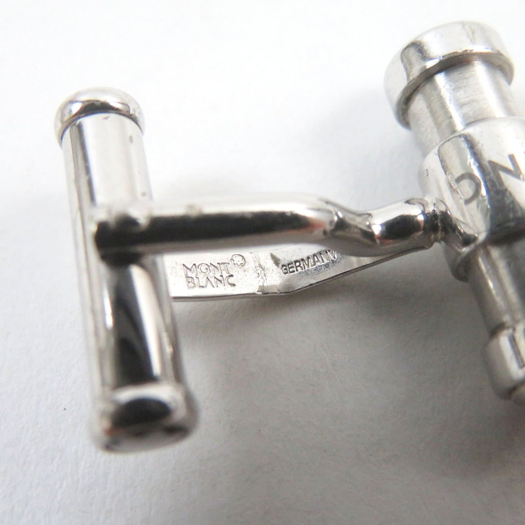 MONTBLANC cuffs Main: SV925, Part: Blue Gemstone Silvertype mens Used Authentic