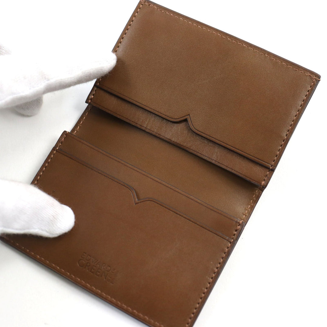 EDWARD GREEN Card Case Main: Leather Brown unisex(Unisex) Used Authentic