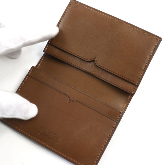 EDWARD GREEN Card Case Main: Leather Brown unisex(Unisex) Used Authentic