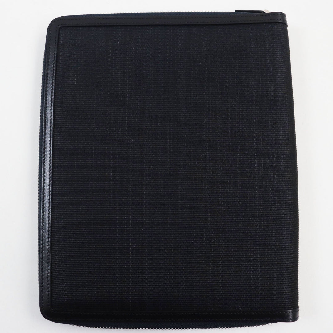 COMTESSE Notebook cover Main: Horsehair Part: Leather black mens Used Authentic