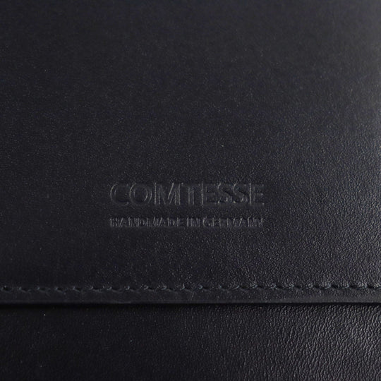 COMTESSE Notebook cover Main: Horsehair Part: Leather black mens Used Authentic
